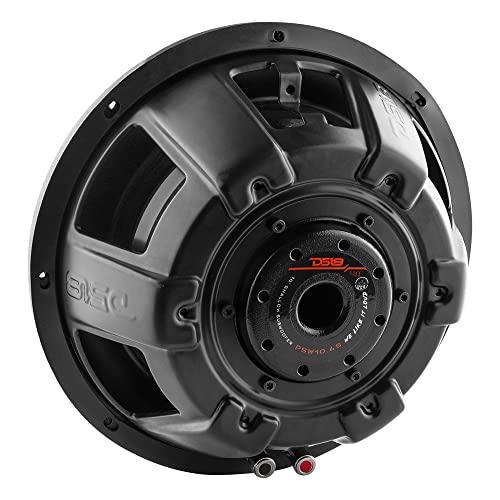 DS18 DS18 PSW10.4S 10"" Shallow Mount Subwoofer 1000 Watts Max Power 500 Watts RMS Single Voice Coil 4 OHMS Water Resistant - Best Sub for Tight Spaces in Car & Trucks - 1 Speaker, Black (Renewed)