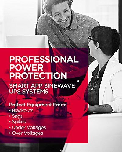 CyberPower CyberPower PR1000LCD Smart App Sinewave UPS System, 1000VA/1000W, 8 Outlets, AVR, Mini-Tower