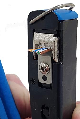 Ideal Industries IDEAL Electrical 85-385 Unshielded Feed-Thru Modular Plug, Cable Connector for CAT6A/6 Unshielded Cables, 50 Connectors