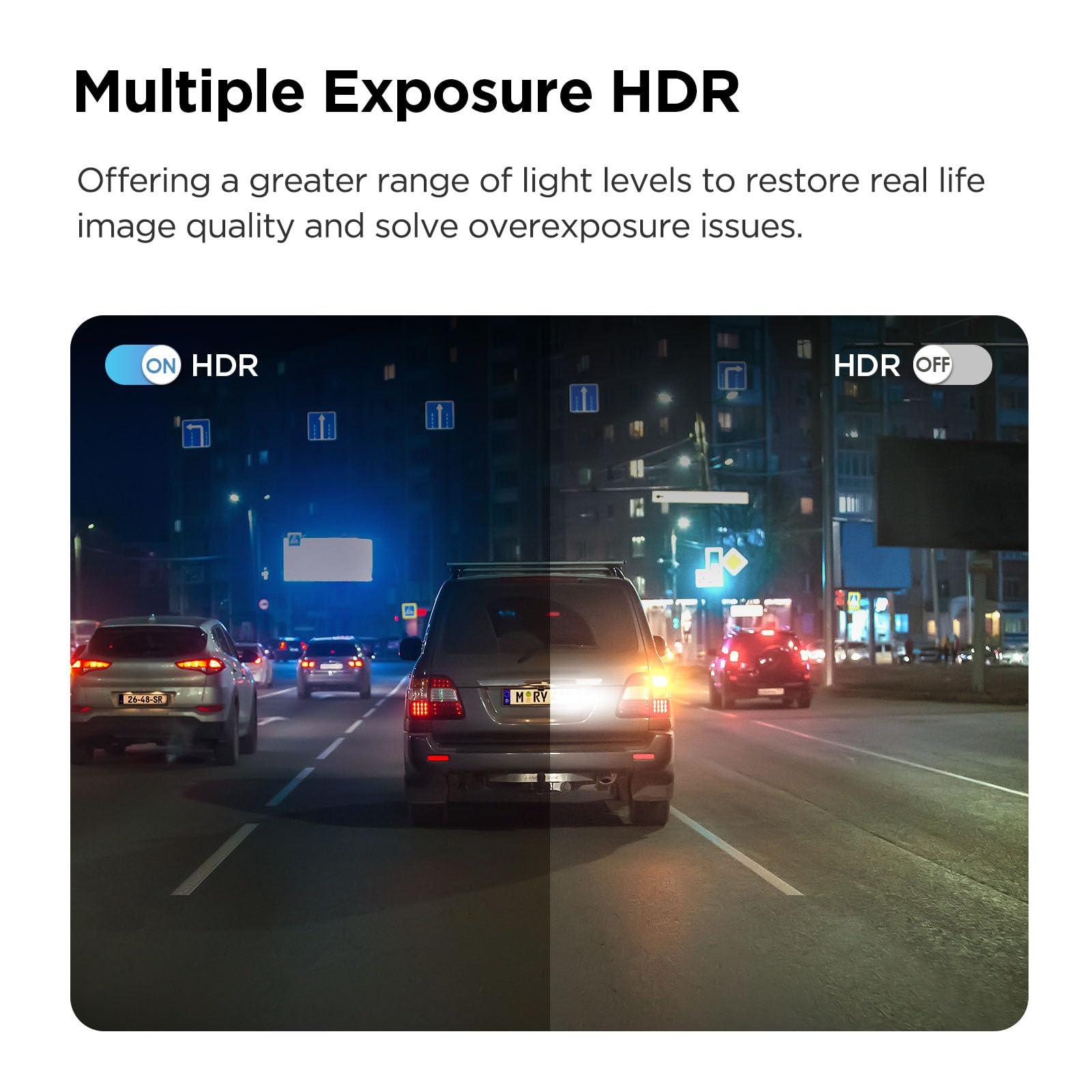 VIOFO VIOFO Dash Cam A119 V3 2K 2560x1440P Quad HD+ 60FPS Front Car Dash Camera, 5MP STARVIS Sensor, 140-Degree Wide Angle, GPS Included, Buffered Parking Mode, True HDR, Motion Detection, Time Lapse