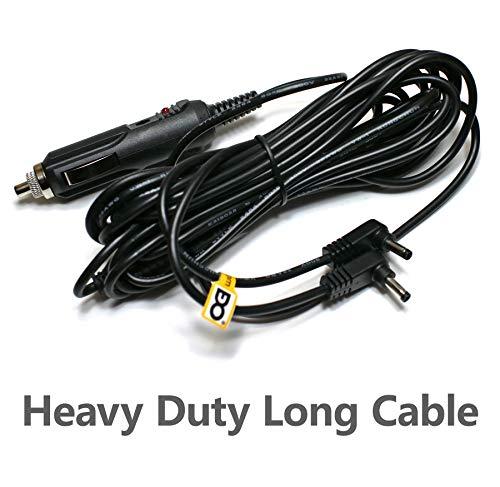 EDO Tech Supply EDO Tech 11' Car Charger Adapter Power Cord for Philips 7 9 10 inches Dual Screen Headrest Portable DVD Player Pet9402/37 Pet708/37 Pd7012/37 Pd9012/37 Pd9016/37 pd700/37