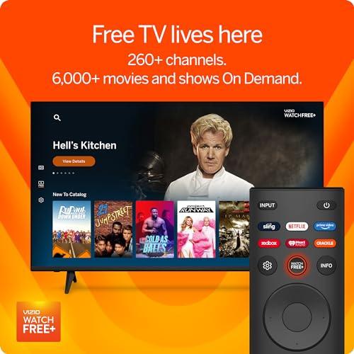 VIZIO VIZIO 32 inch D-Series HD 720p Smart TV with Apple AirPlay and Chromecast Built-in, Alexa Compatibility, D32h-J, 2022 Model