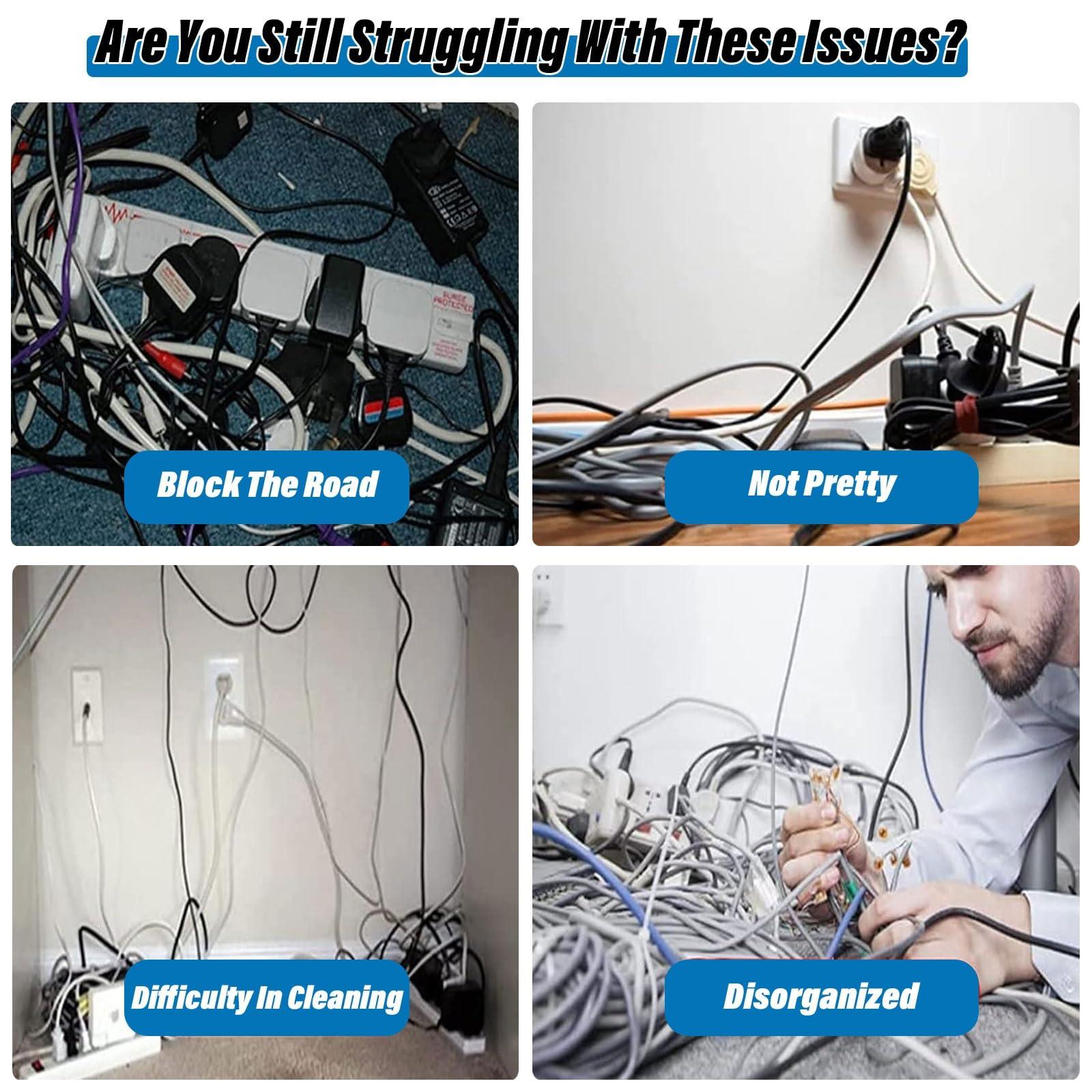 HAIXHX Stainless Steel Cable Raceway Cord Cover, Metal Cord Cover Channels/Heavy Duty Floor Cable Protector, Prevent Trip Hazard for Home Office Or Outdoor Settings (Color : S304, Size : 100x50mm (3.94x1.