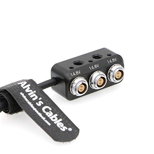 Alvin's Cables Alvin's Cables 1 to 3 Mini Power Splitter Box Cable 2 Pin Male to 3 2 Pin Female Box for ARRI RED Cameras Teradek