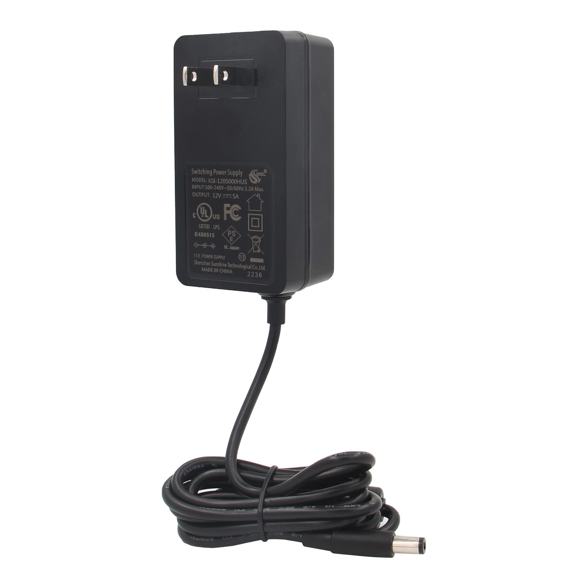 Geekworm Geekworm DC 12V 5A 60W Power Adapter | UL Listed | AC 100-240V | DC 5521 Jack | for Raspberry Pi X735 V3.0/X885/X729/X1202/X1203/X1009/X-UPS1/LED Strips/3D Printer/Security Cameras/Audio Amplifier