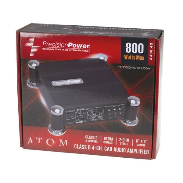 Precision Power Precision Power A400.4D Atom Series 4Ch Digital Power Amplifier (Renewed)