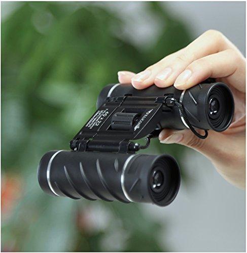 SENMONUS 40x22 Compact Small Binoculars for Adults and Kids, Lightweight Pocket Binoculars for Bird Watching, Travel, Concerts, Sports, Camping and Hiking with Weak Light Night Vision (BAK4 Prism FMC Lens)