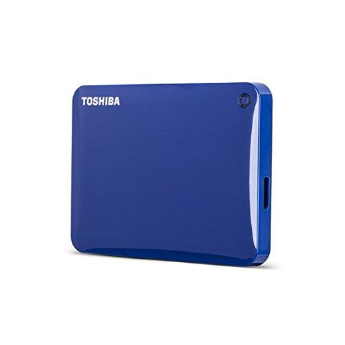 Toshiba Toshiba Canvio Connect II 2TB Portable Hard Drive, Blue (HDTC820XL3C1)