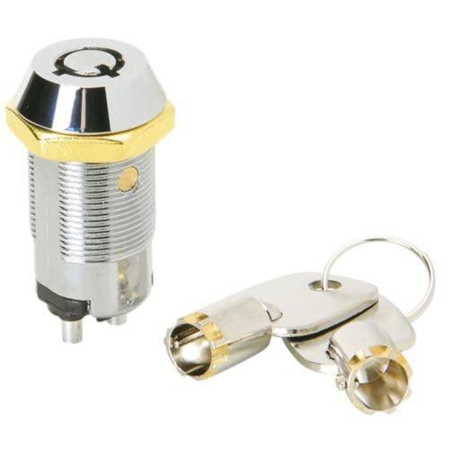 Parts Express Parts Express On/Off Key Switch with 2 Round Keys (1)