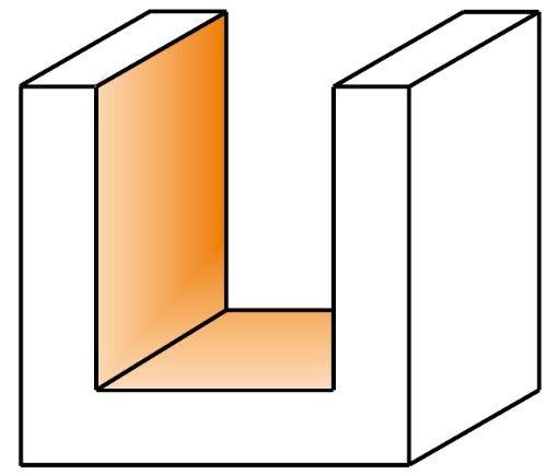 CMT CMT 811.682.11 Straight Bit, 1/2-Inch Shank, 23/32-Inch Diameter, Carbide-Tipped