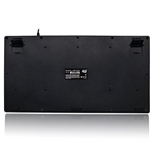 Adesso Adesso AKB-425UB - Easytouch Rackmount USB Touchpad Keyboard, Black