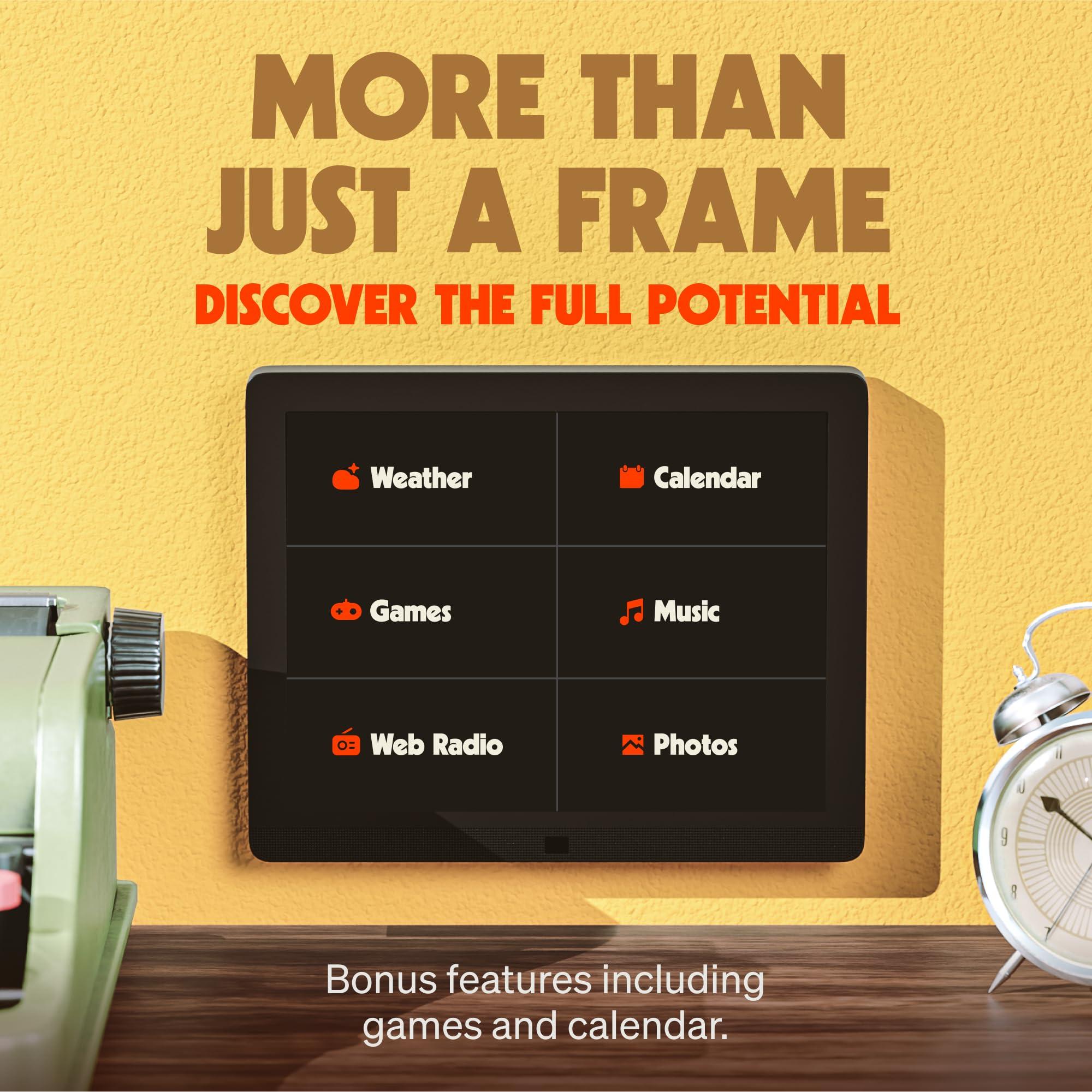 Pix Star PixStar 10 inch Digital Frame WiFi | Free Unlimited Cloud Storage | Motion Sensor | Highly giftable for Grandparents | IPS Display | Easy Setup Digital Photo Frame | Electronic Picture Frame