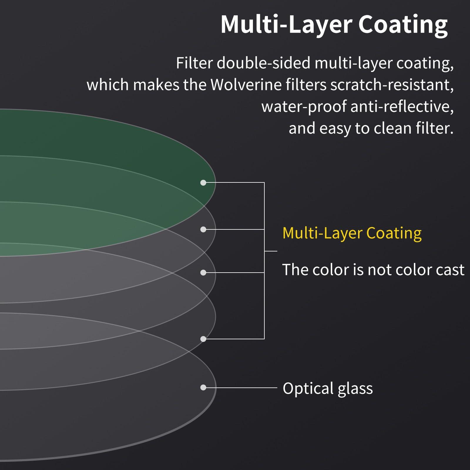 Kase Kase Wolverine 58mm ND100000 16.5 Stop Magnetic Filter Incl Adapter Neutral Density Filters