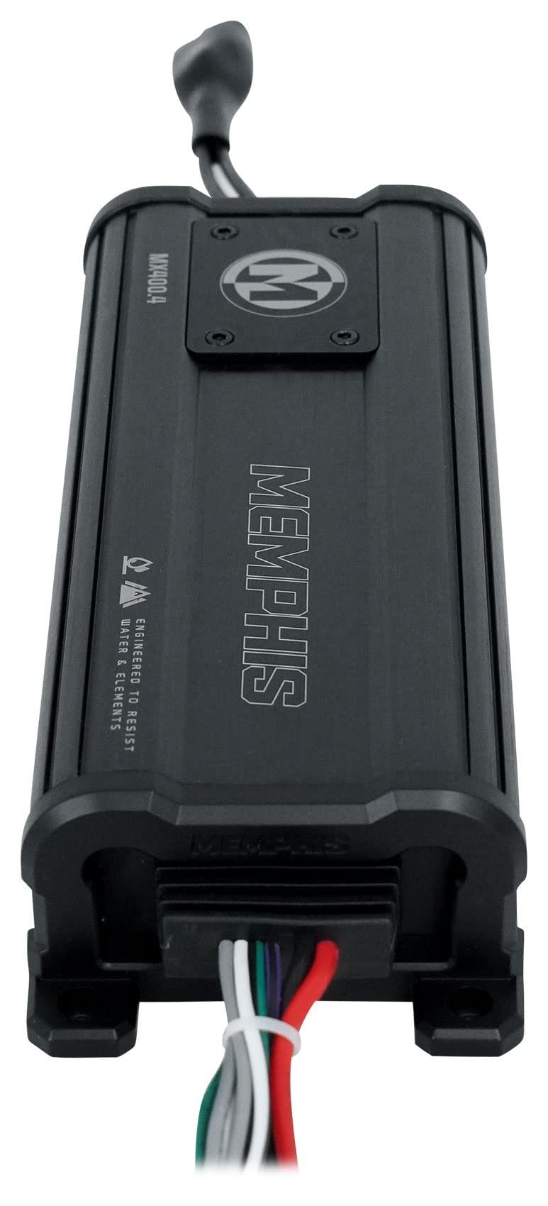 Memphis Memphis Audio MX400.4 400w RMS 4 Channel Powersports UTV ATV Amplifier IP66 Amp