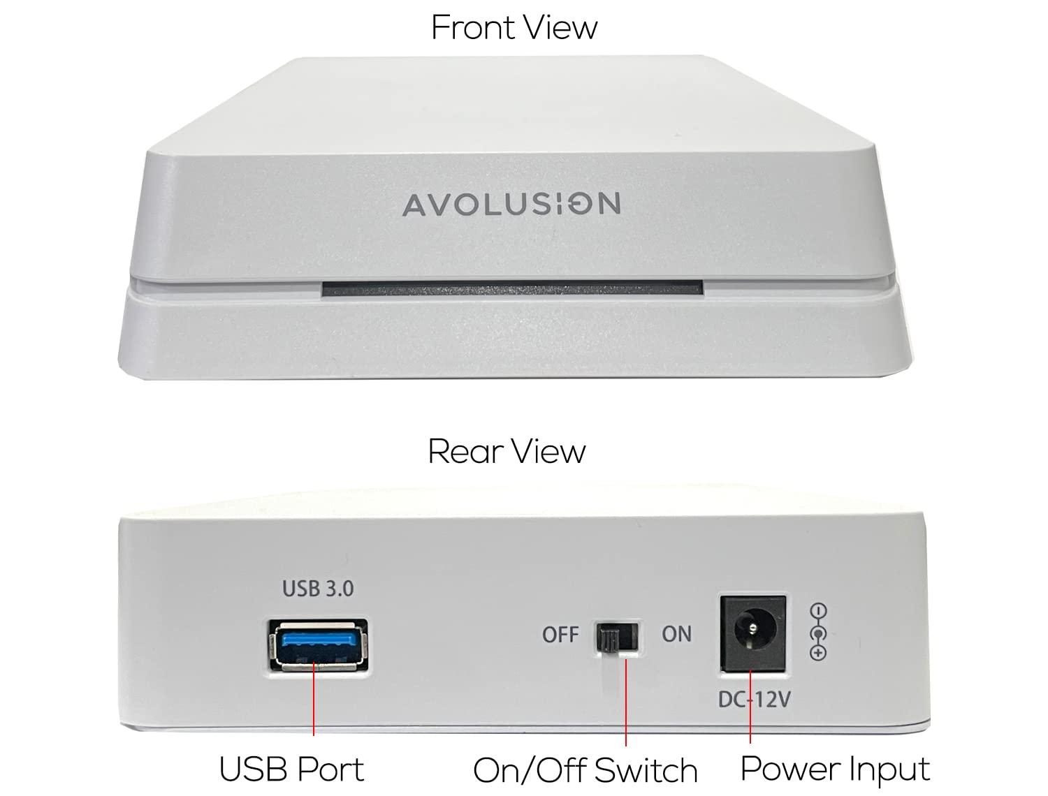 Avolusion Avolusion HDDGear Pro 6TB 7200RPM USB 3.0 External Gaming Hard Drive (for PS5) White (Renewed)
