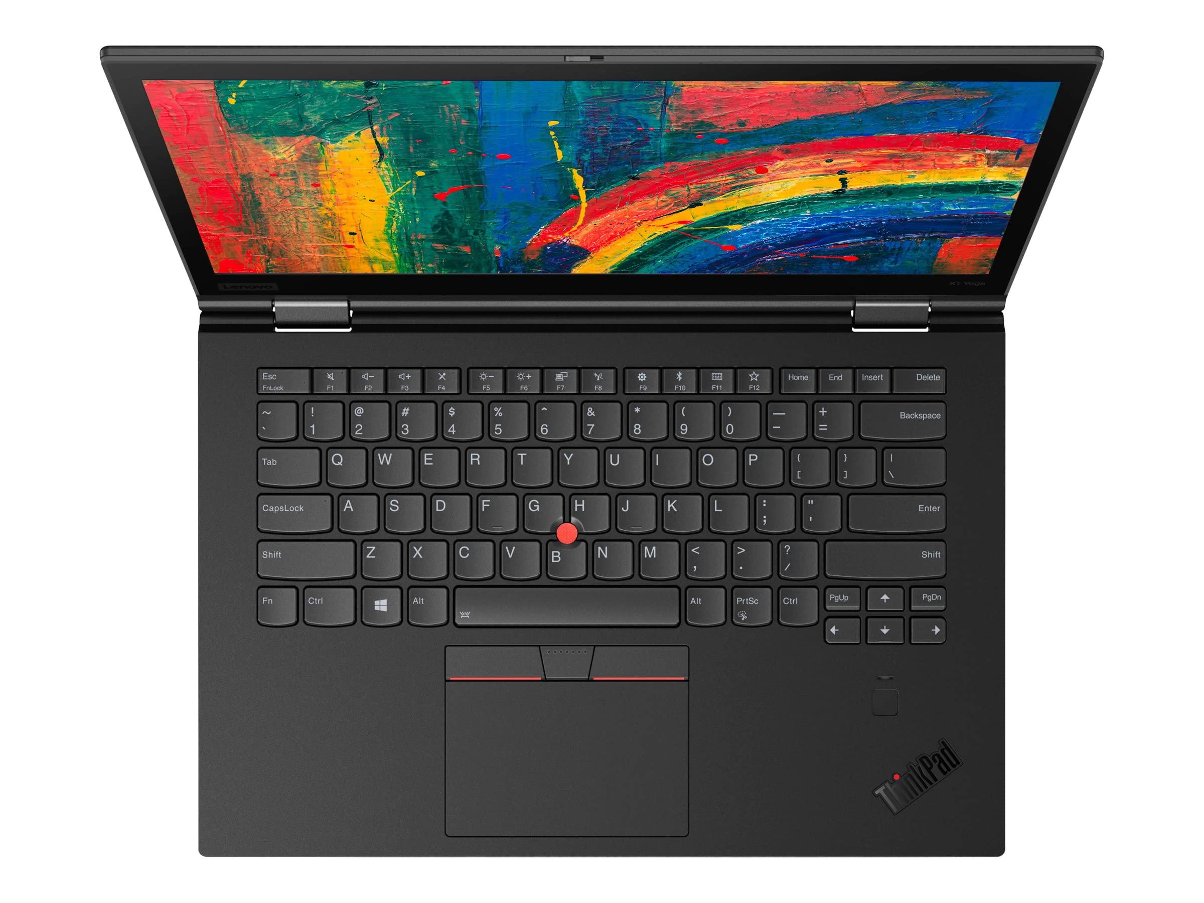 Lenovo Lenovo ThinkPad X1 Yoga (3rd Gen) i7 8650U 1.9Ghz 14" 2-in-1 Convertible Laptop, 16GB RAM, 1TB NVMe PCIe M.2 SSD, FHD 1080p, Thunderbolt 3 USB-C, Webcam, Windows 11 Pro (Renewed)