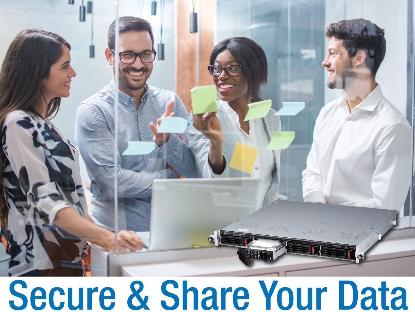 BUFFALO BUFFALO TeraStation 3430RN 4-Bay 8TB (2x4TB) Rackmount Small-Med Business NAS w/Hard Drives Included