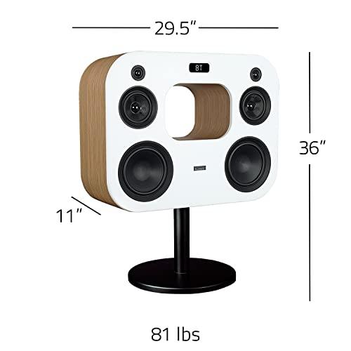 Fluance Fluance Fi70W Three-Way Wireless High Fidelity Music System with Powerful Amplifier & Dual 8" Subwoofers (Lucky Bamboo)