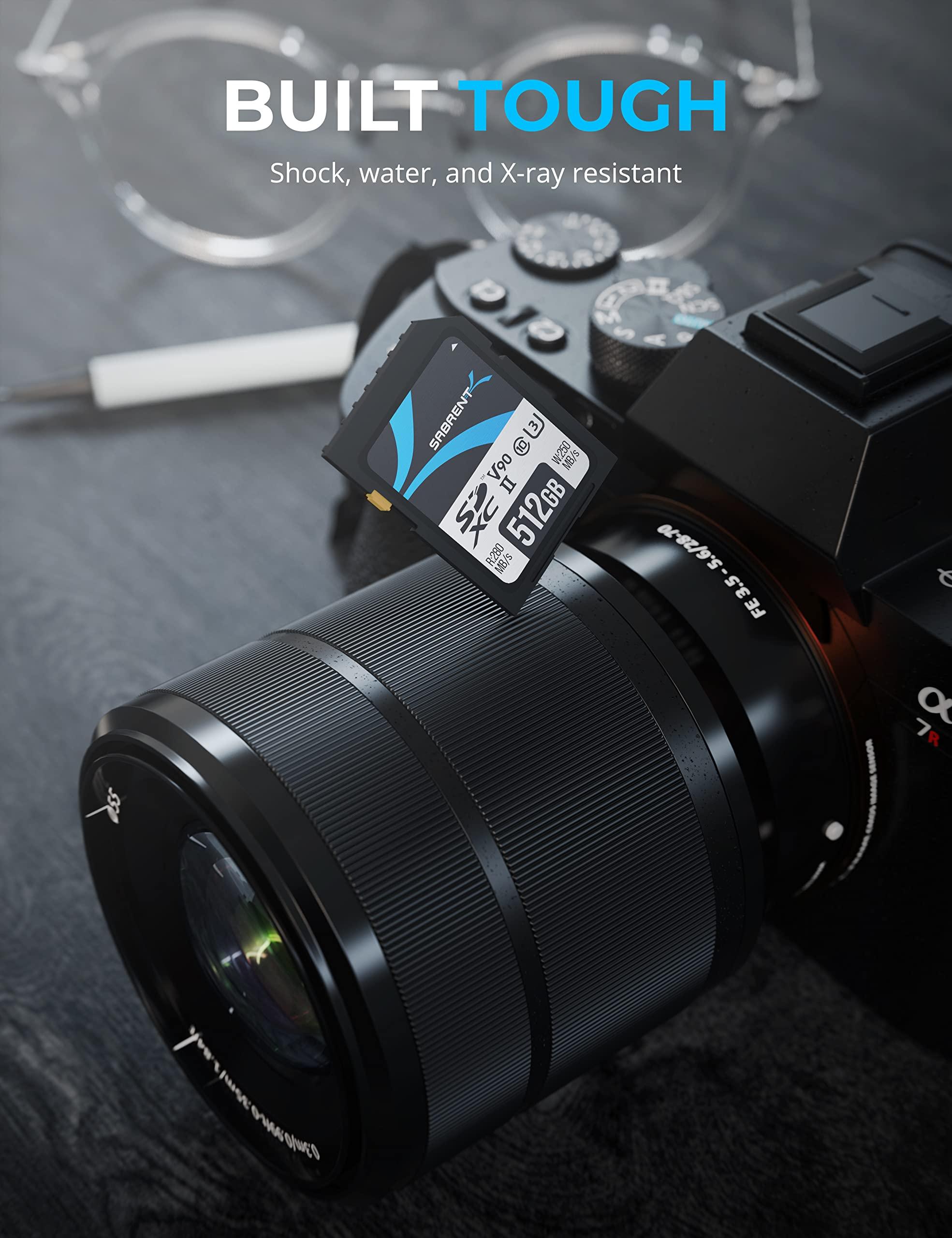 SABRENT SABRENT Rocket v90 512GB SD UHS-II Memory Card R280MB/s W250MB/s (SD-TL90-512GB)