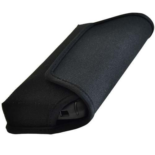 TurtleBack Turtleback Belt Clip Case Compatible with Apple iPhone SE 5 5c 5s w/OB Defender case Black Holster Nylon Pouch with Heavy Duty Rotating Belt Clip Horizontal