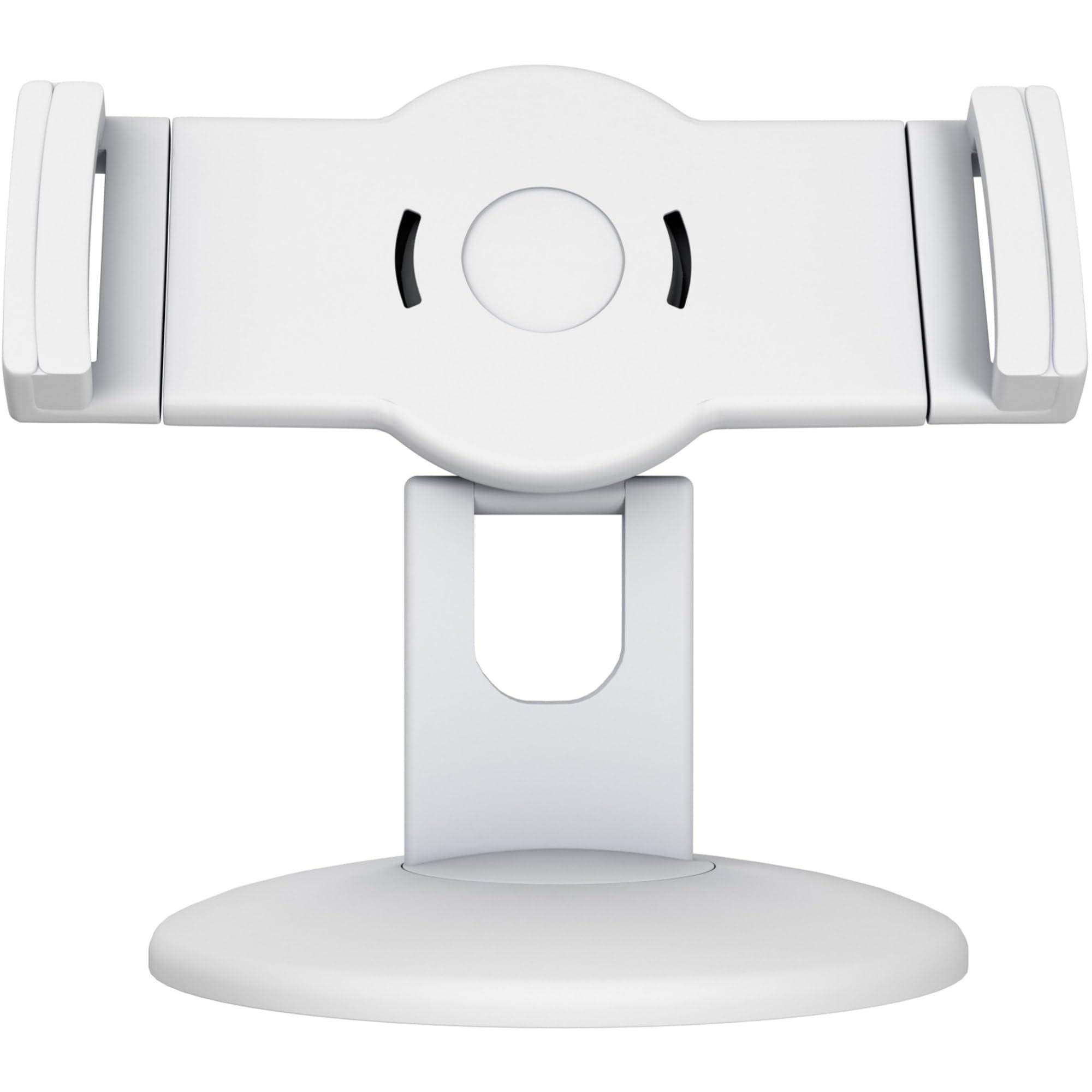 CTA Digital Quick-Connect Desk Mount CTA Universal Quick-Connect Desk Mount with 360-Degree Rotation for iPad 10th Gen 10.9\" - iPad Mini 5 - iPad Gen 7/8/9 Gen 10.2 - Galaxy Tab S3 & More - White (PAD-QCDMW)