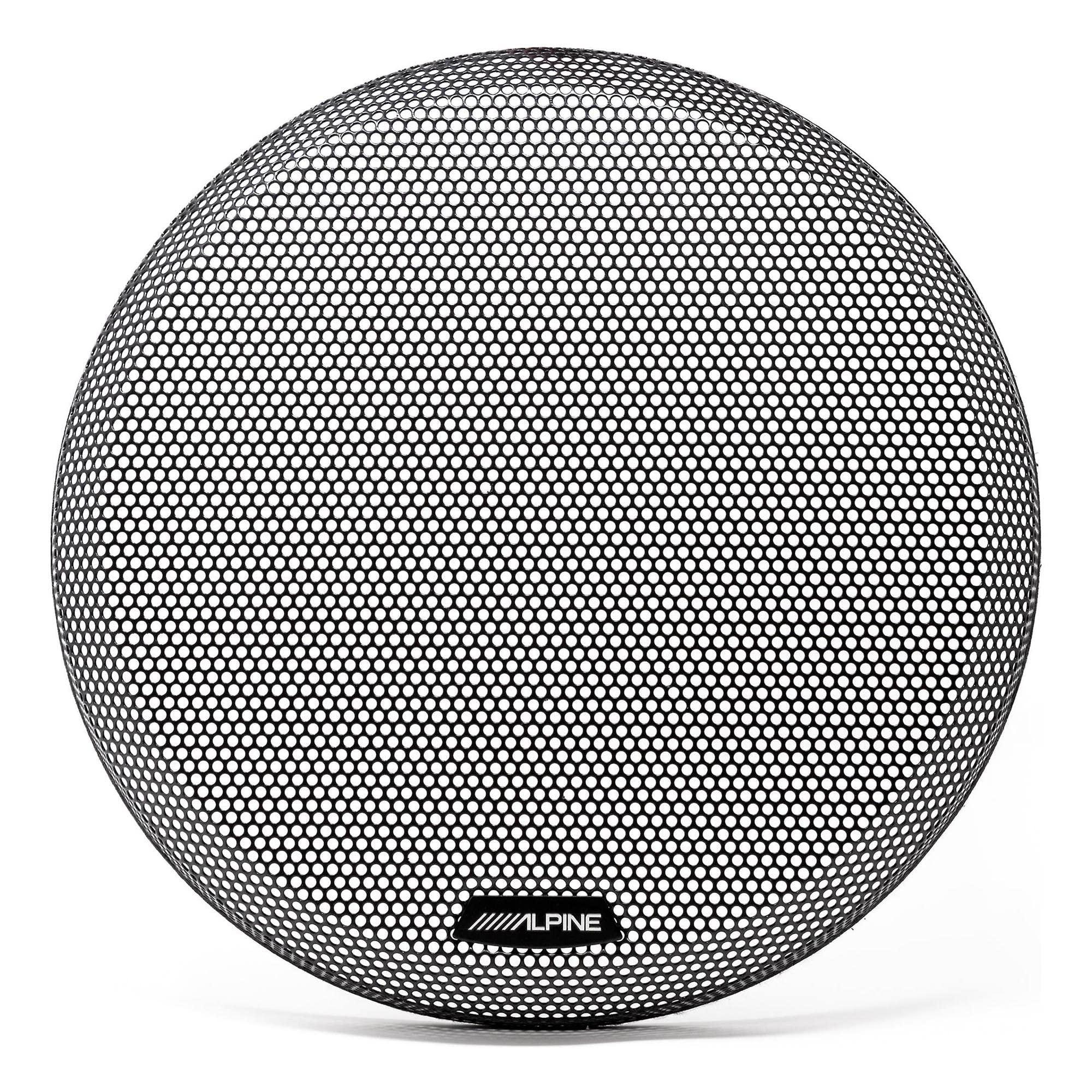 Alpine Alpine Two R2-SB12V Next-Gen 12" R-Series Halo Loaded Sub Enclosures with KTX-H12 Link Kit and Two KTE-12G.3 Grills