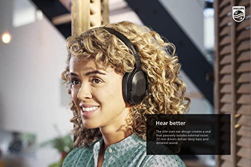 PHILIPS Philips Active Noise Cancelling Bluetooth Headphones H6506 - Folding, Lightweight, 30h Playtime, Multipoint Connection, Deep Bass - For Home/Office