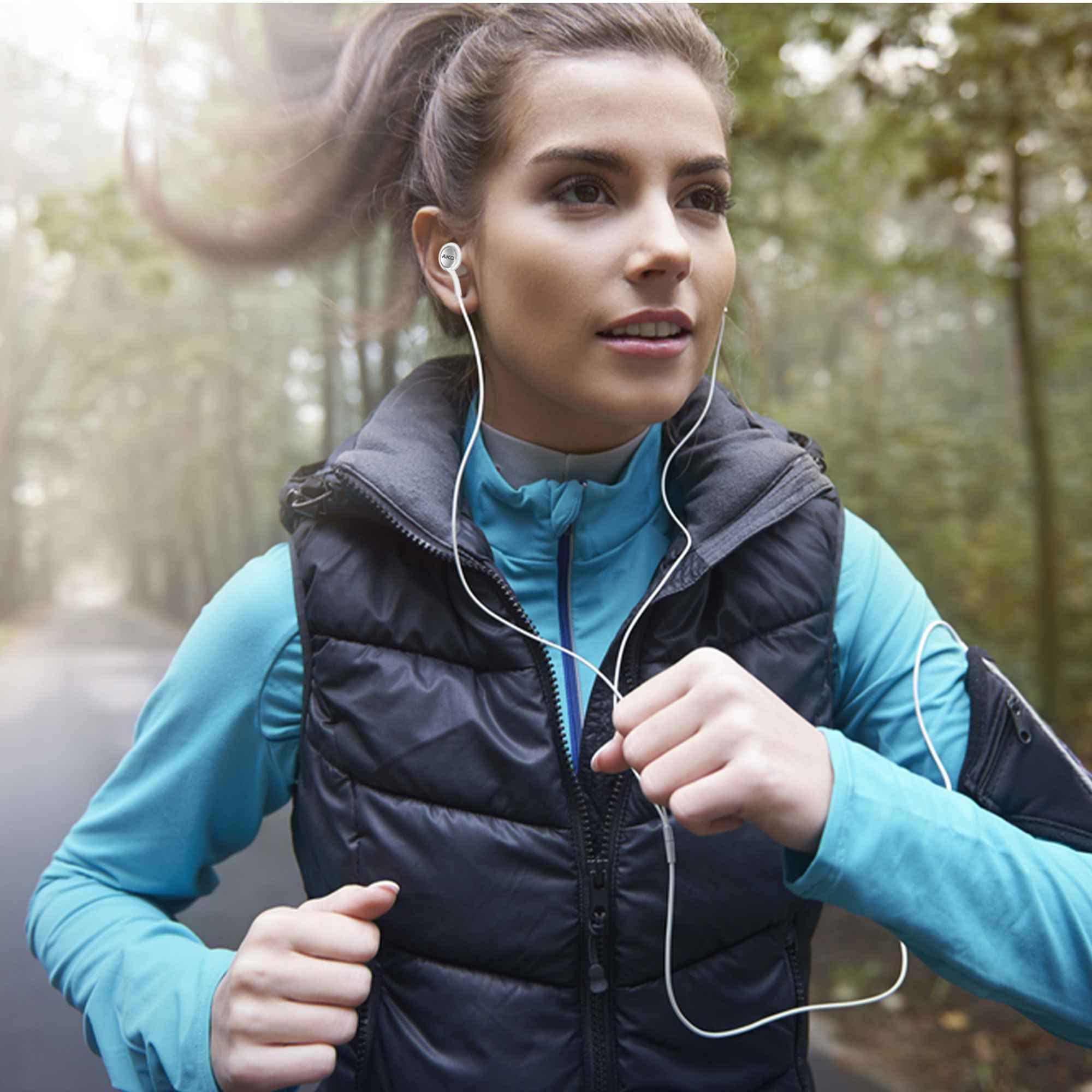 UrbanX OEM Amazing Stereo Headphones for Samsung Galaxy A12 Titanium Grey - with Microphone (US Version with Warranty) (US Version with Warranty)