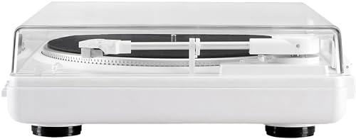 Crosley Crosley T400D-WH Fully Automatic Bluetooth 2-Speed Turntable Record Player with S100A Stereo Speakers, White