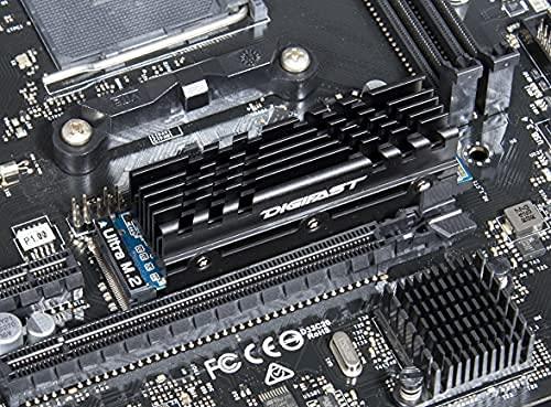 Digifast Digifast M.2 2280 SSD Premium Heatsink - Black