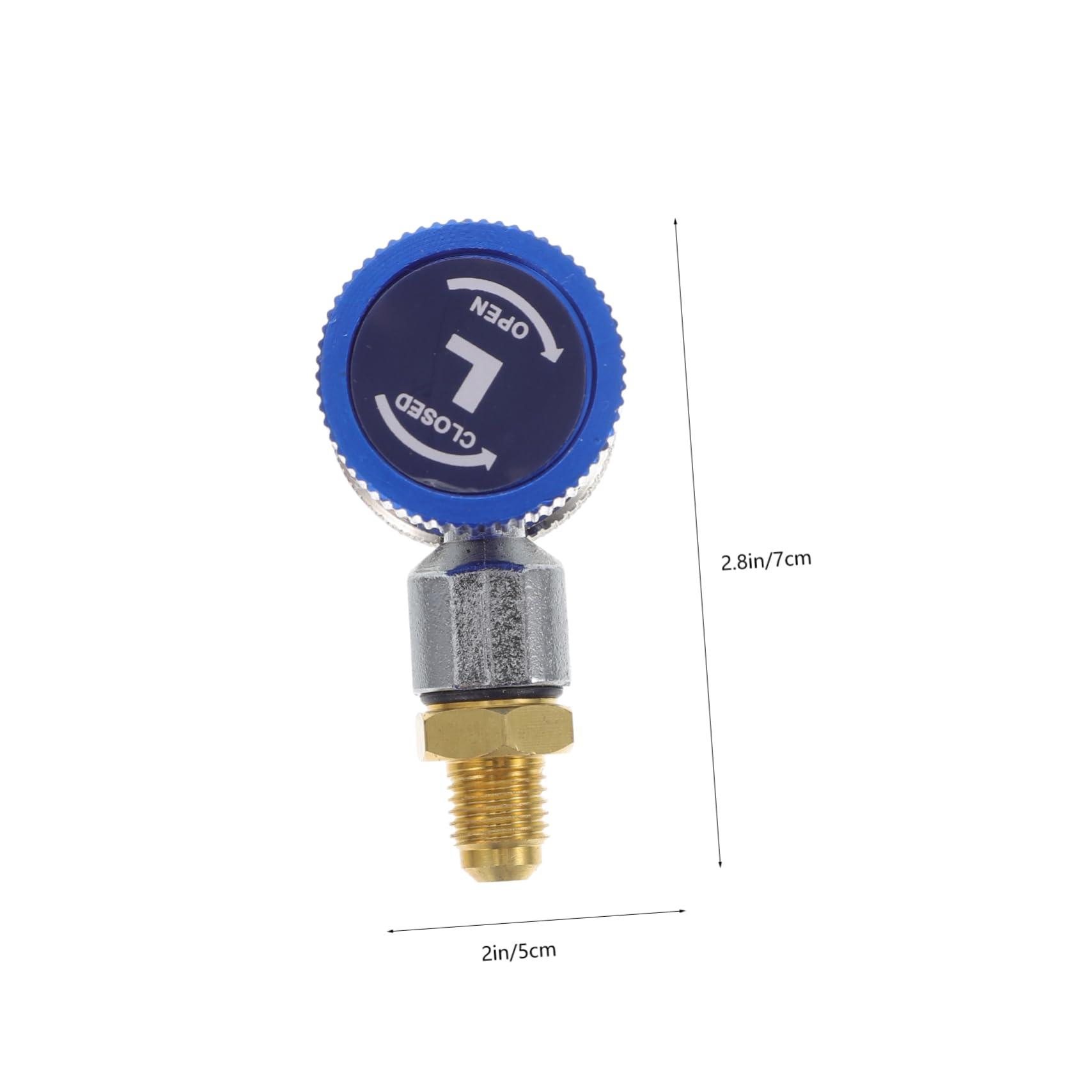 DirectNine Basics DirectNine Basics R134a Quick Connector R134a Refrigerant R134a Ac Hose Adapter Car Kit Hose Fittings and Car Assessorories Charging Adapter Car Assesories Gauge Kit Tank High and Low Pressure R12, Medium