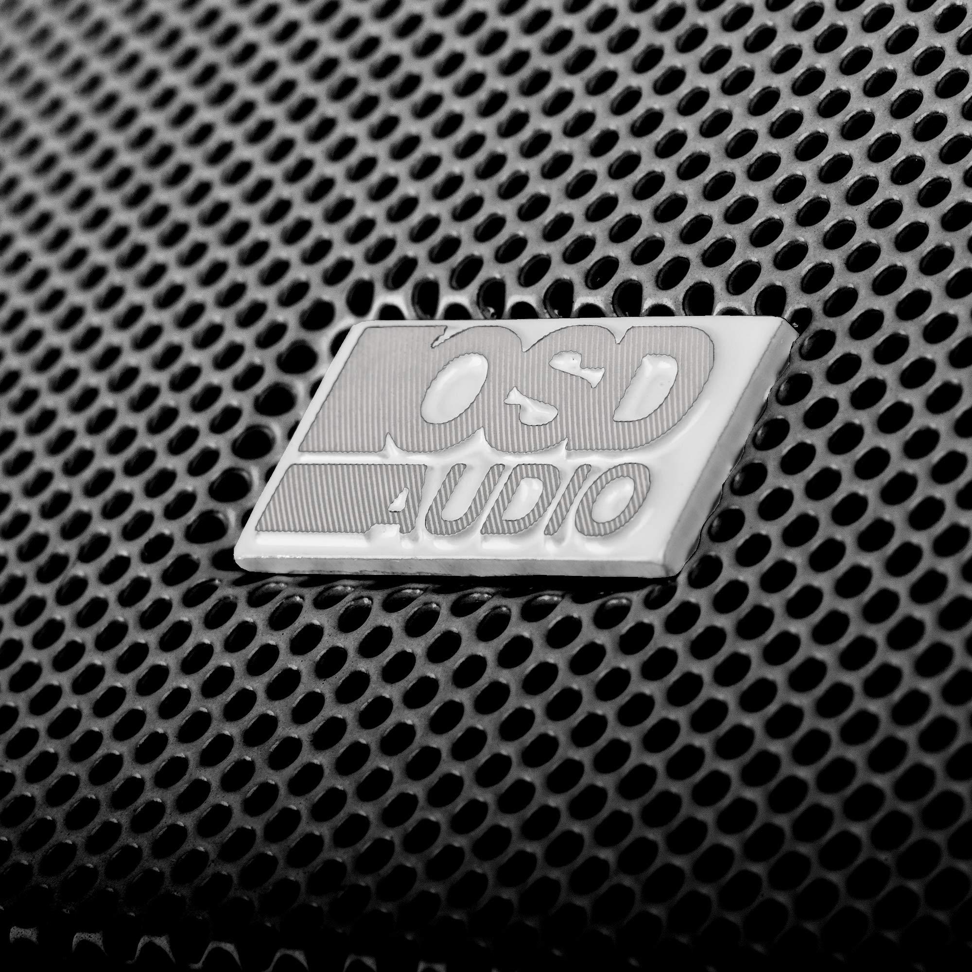 OSD Audio OSD 8\" Outdoor Patio Speaker Pair 180W, Weatherproof IP54 Rated Aluminum Grilles, Black AP840