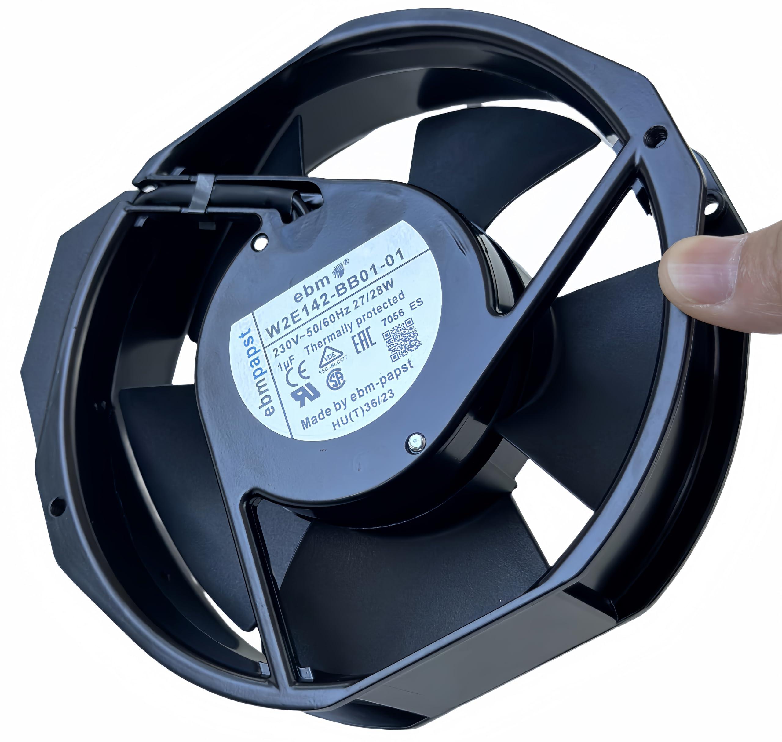 IXGPUTS for ebm-papst W2E142-BB01-01 7056ES Cooling Fan,230V 50/60Hz 27/28W 17215038mm Metal high Temperature Resistant Fan,172cm Axial Flow Cooling Fan