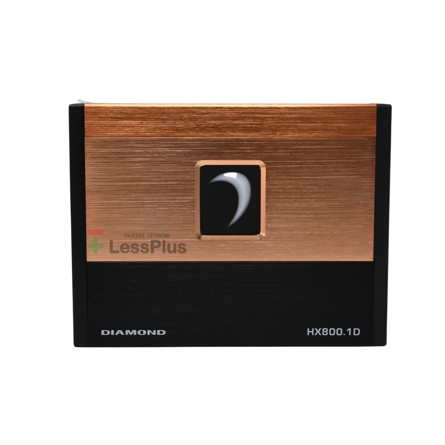 Diamond Audio Technology Diamond Audio HX800.1D 800W RMS HEX-Series Class-D Monoblock Amplifier + Free LAB Sticker