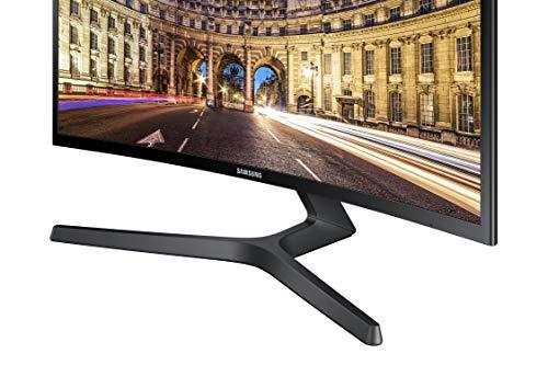 SAMSUNG SAMSUNG 27\" CF39 Series FHD 1080p Curved Computer Monitor, Ultra Slim Design, AMD FreeSync, 4ms response, HDMI, DisplayPort, VESA Compatible, Wide Viewing Angle, LC27F398FWNXZA, Black
