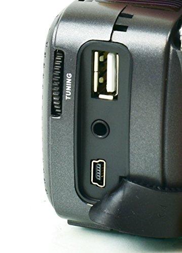 Kaito Kaito V1 Voyager Solar/Dynamo AM/FM/SW Emergency Radio with Cell Phone Charger and 3-LED Flashlight, Red