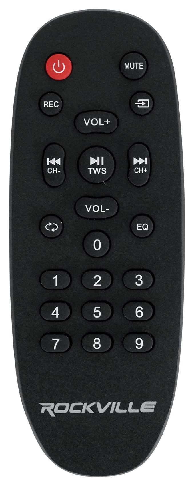 Rockville Rockville BASS Party 65 1200w LED Bluetooth House Speaker System for Party+Mic Input