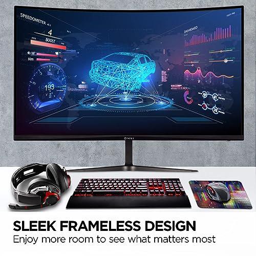 ViewSonic ViewSonic Omni VX3218C-2K 32 Inch Curved 1ms 1440p 165hz Gaming Monitor with FreeSync Premium, Eye Care, HDMI and Display Port, Black