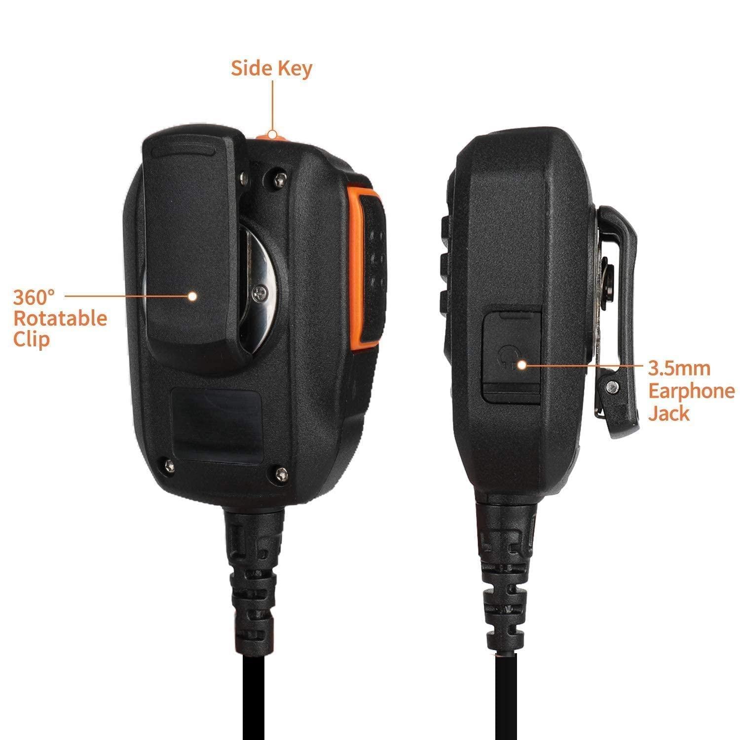 Radioddity Radioddity GM-30 GMRS Radio, Handheld 5W Long Range Two Way Radio for Adults + Radioddity RS22 Remote Speaker Mic with Clear Sound