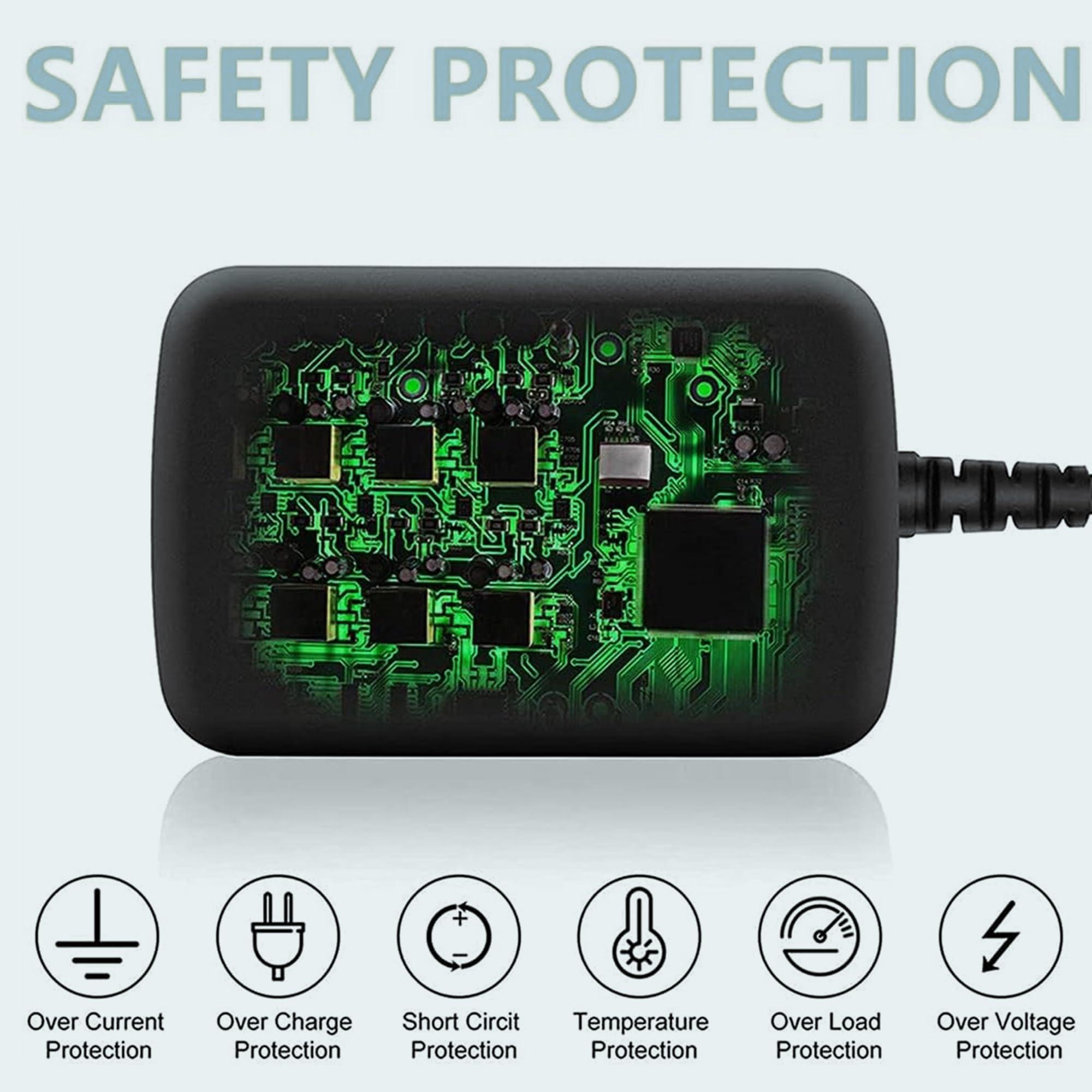 K-MAINS K-MAINS AC Adapter Battery Charger Compatible with RCA Atlas 10 Pro RCT6S03W12 RCT6B03W12 W13 RCT6703W13 Tablet Power Supply