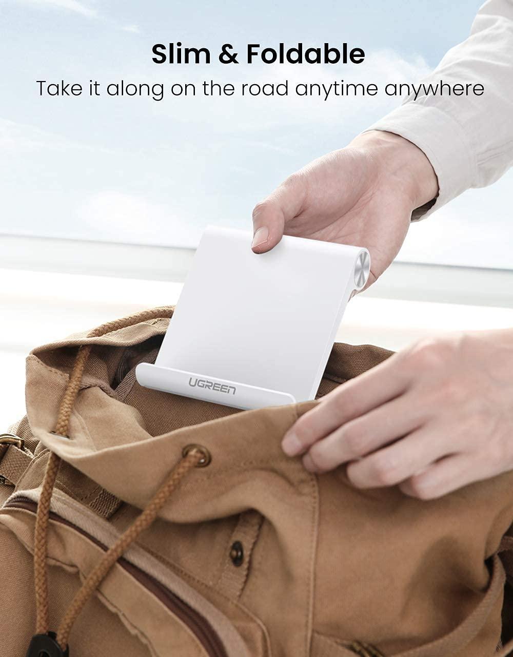 UGREEN UGREEN Tablet Stand Holder Adjustable White Bundle with Tablet Stand Adjustable Grey