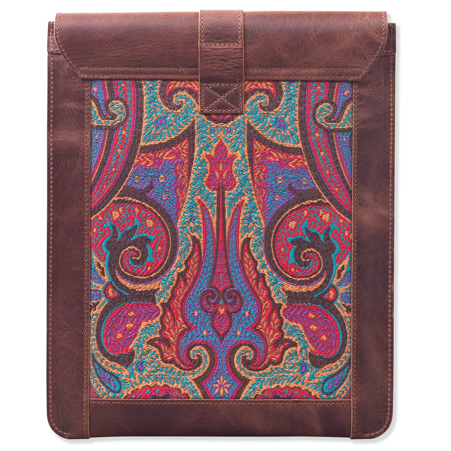 Londo Londo Genuine Leather Sleeve Bag for 11\'\' iPad Pro - iPad Air - iPad(9 - 10th Generation) - Small - Brown