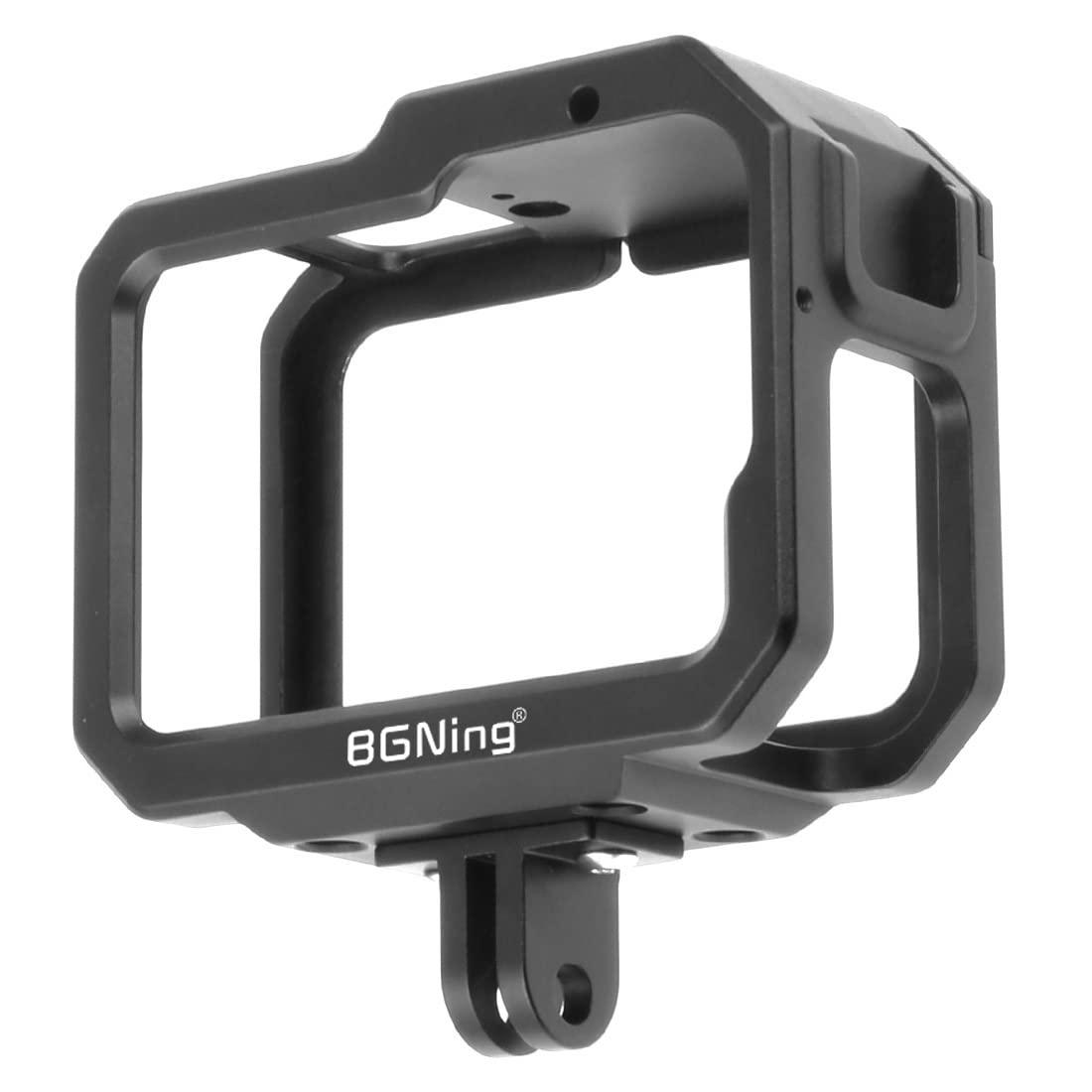 BGNing BGNing Aluminum Case Compatible for GoPro Hero 9 Black Camera Metal Cage Protective Shell Housing Frame Form-Fitted w/Cold Shoe 52mm Filter Mount (only Shell)