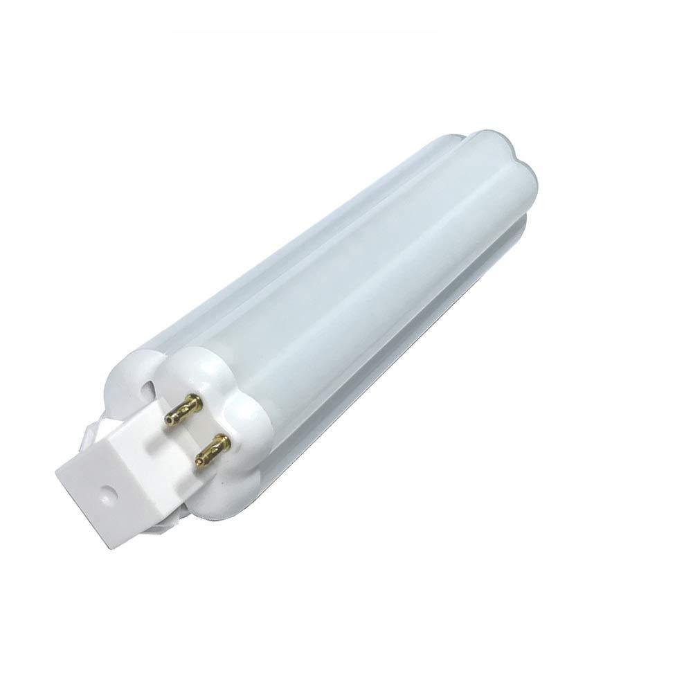 qlee QLEE 9w Led Gx24Q Bulb 4-Pin Base PL Retrofit Lamp Natural 4000k Daylight Equivalent Gx24Q-3 20W CFL Bulb GX24 Reading Desk Table Light Downlight 360 Child\'s Lights No UV