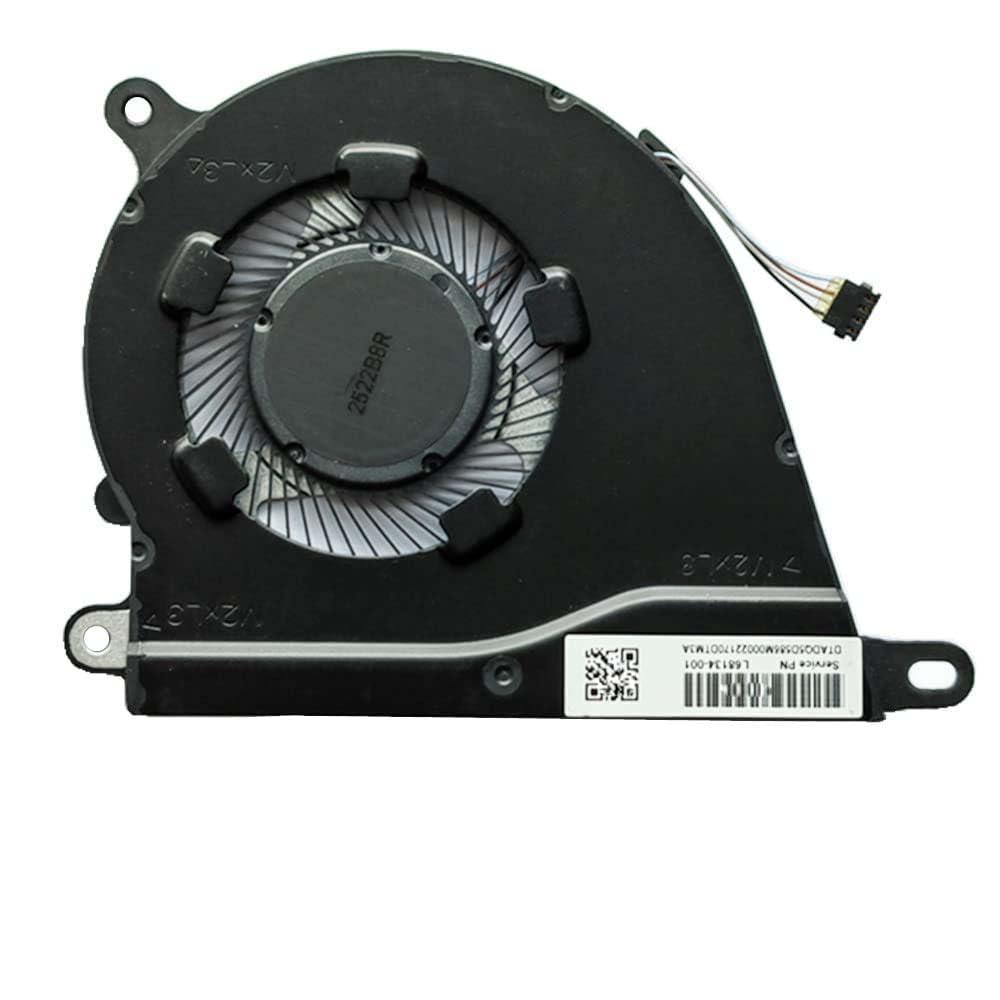 GAOCHENG GAOCHENG Laptop CPU Fan for HP 15S-FQ5309TU 15S-FQ5310TU 15S-FQ5313TU 15S-FQ5314TU 15S-FQ5317TU 15S-FQ5318TU 15S-FQ5319TU 15S-FQ5324TU 15S-FQ5326TU 15S-FQ5327TU 15S-FQ5328TU 15S-FQ5329TU DC5V 0.5A