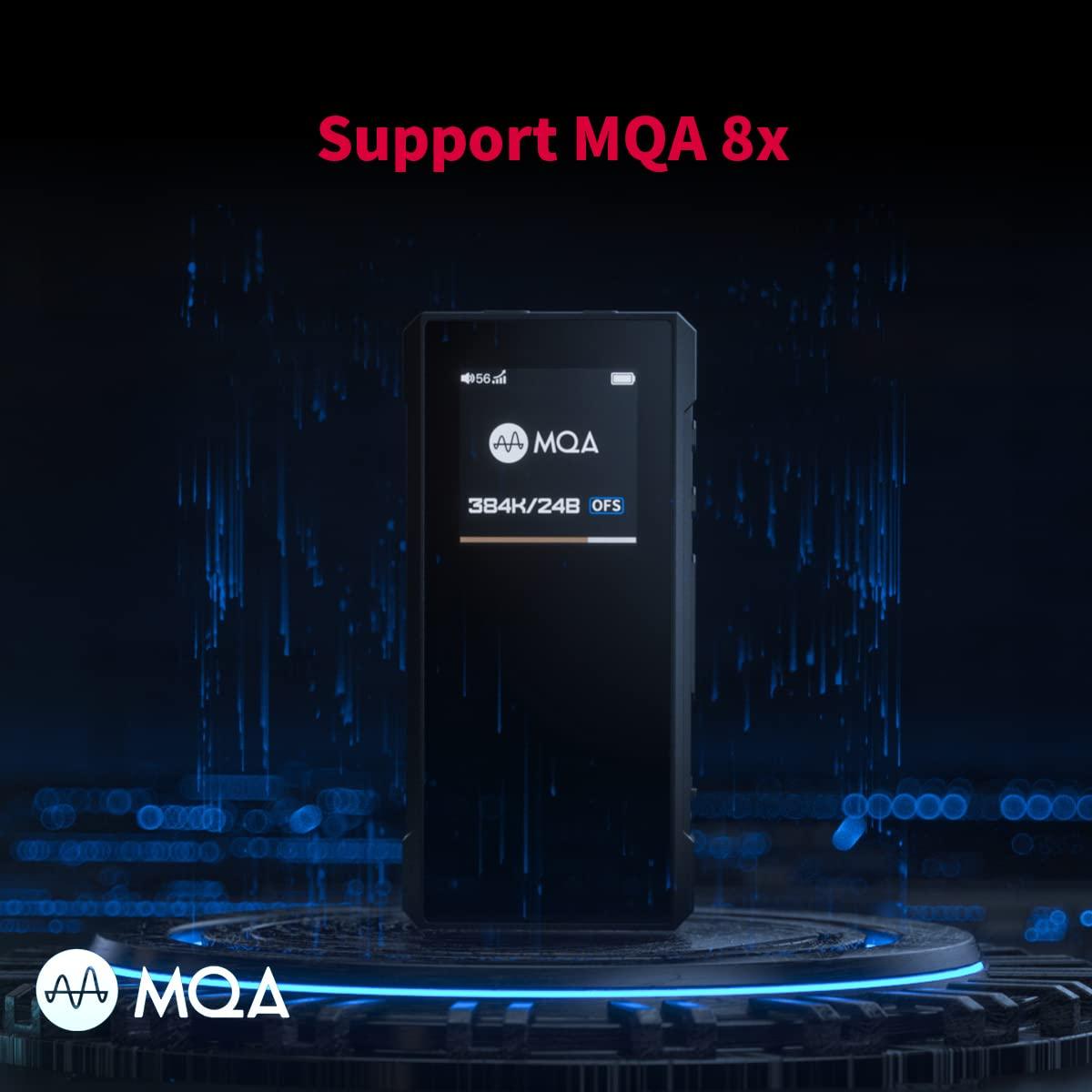 FiiO FiiO BTR7 Headphone Amp Bluetooth Receiver High Resolution Portable DAC Supports MQA/LDAC/aptX HD 384K/32Bit DSD256 for Phone/PC/Car/Home Audio