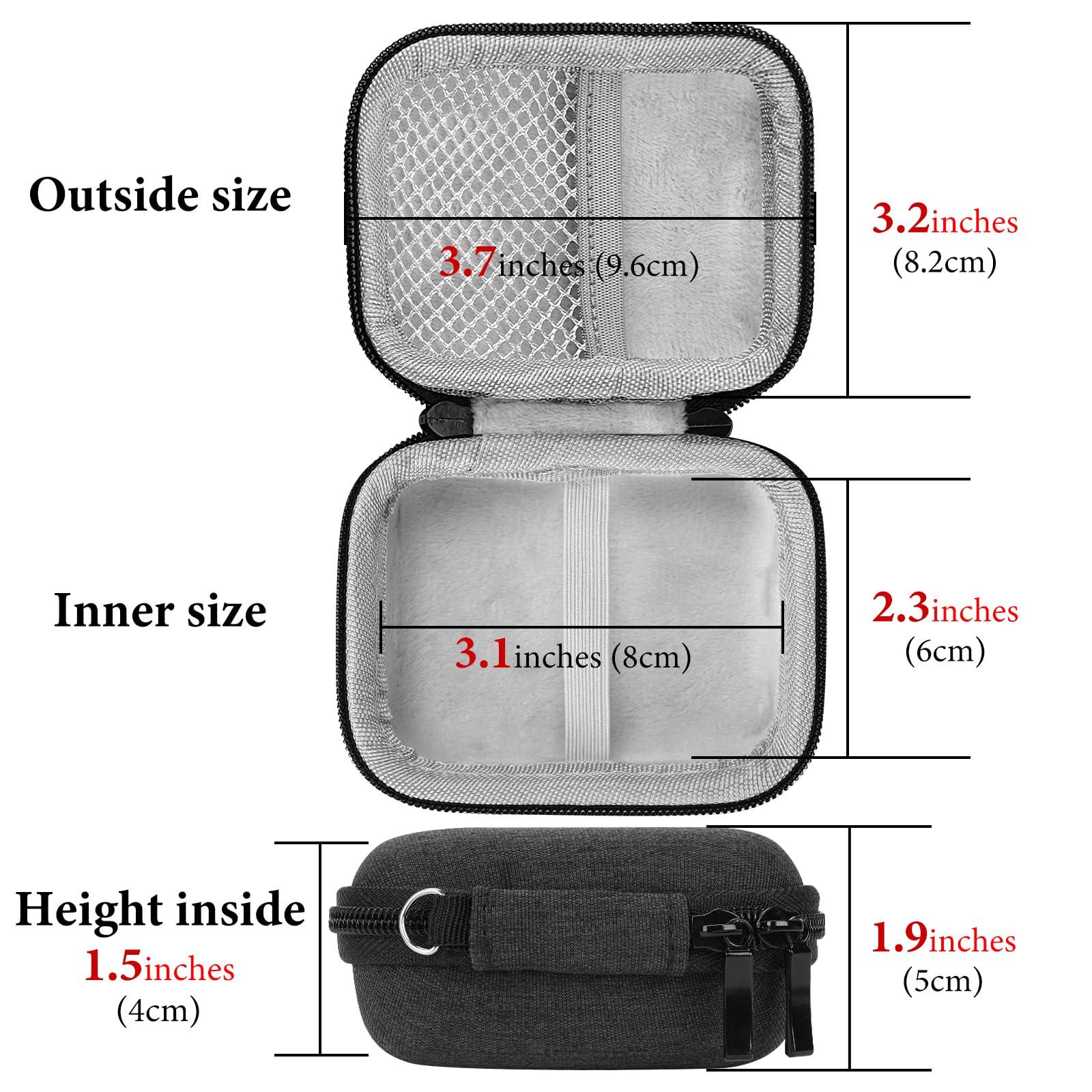 GEEKRIA Geekria Shield Earbuds Case Compatible with Soundcore by Anker AeroFit 2, Liberty 4 Pro, C40i, P40i, P30i, C30i True Earbuds True Wireless Earbuds, Replacement Hard Shell Travel Carrying Bag