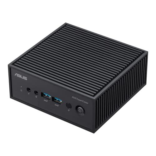 ASUS ASUS ExpertCenter PN42 Fanless Mini PC Barebone with Intel 12th gen Quad Core N100, Dual 4K Support, Dual LAN, 7 x USB, COM Port, WiFi 6E, Bluetooth, VESA Mount