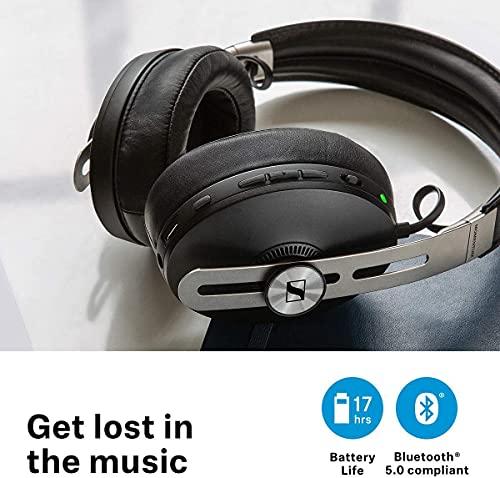 Sennheiser Consumer Audio SENNHEISER Momentum 3 Wireless Noise Cancelling Headphones with Alexa, Auto On/Off, Smart Pause Functionality and Smart Control App, Black