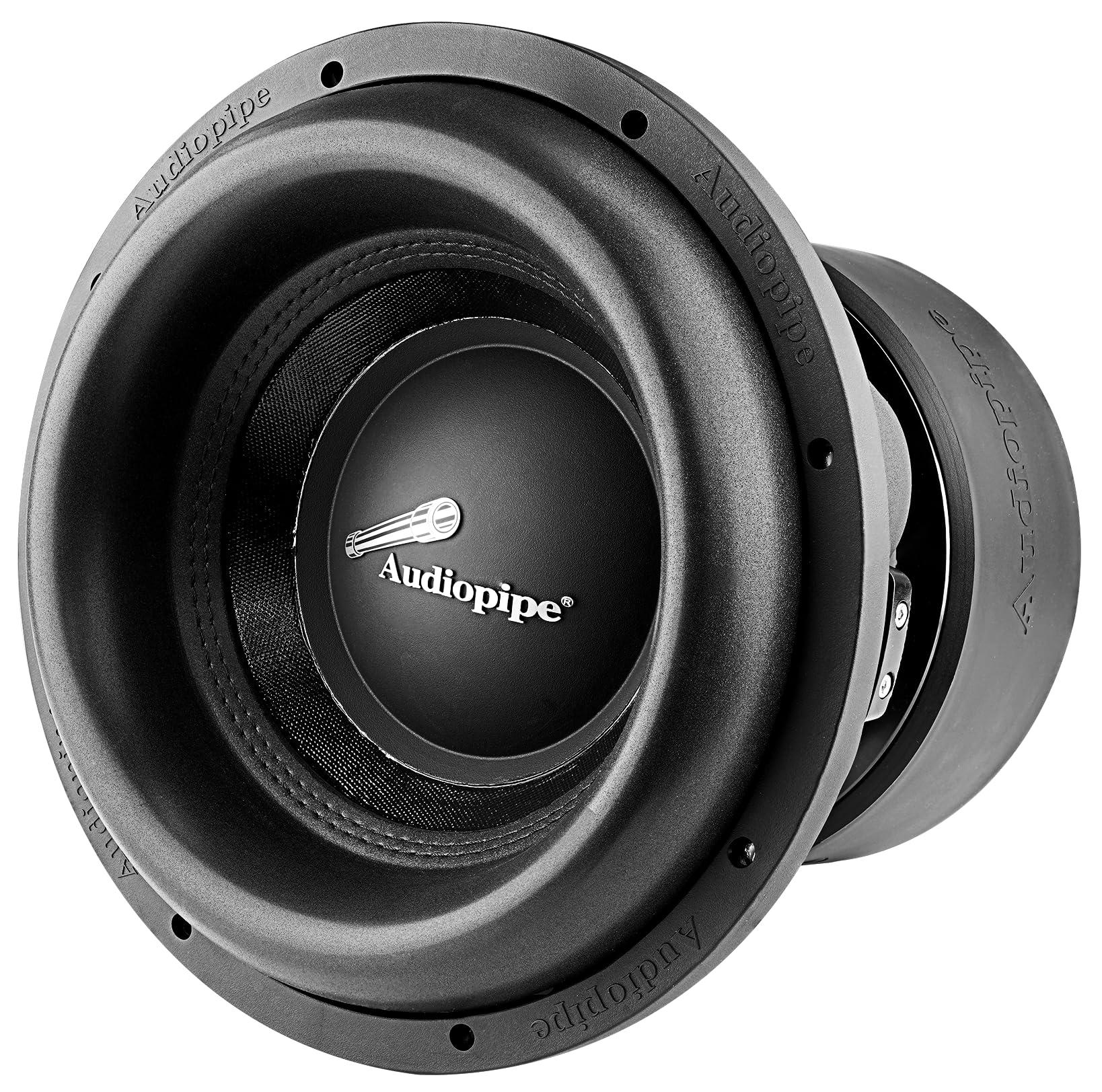 Audiopipe Audiopipe 12\" Competition Subwoofer (TXX-BDX-12), Superior Performance, 3000W, 3 Magnets, BASV Voice Coil, Aluminum Basket, Multi-Connect, Stitching Surround, Non-Press Paper Cone, 2 x 4 Ohms